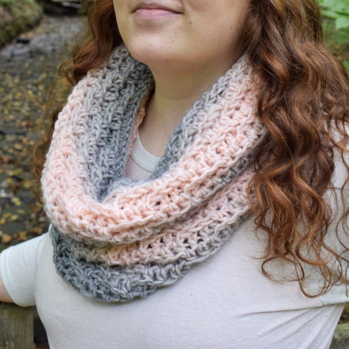 chunky crochet cowl