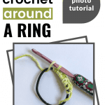 crochet around a ring pinterest image