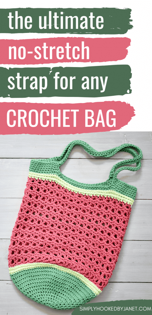 Non-Stretchy Crochet Strap  Crochet a Bag Handle that Won't Stretch!