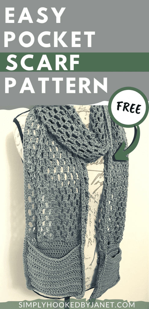Pocket scarf crochet pattern deals