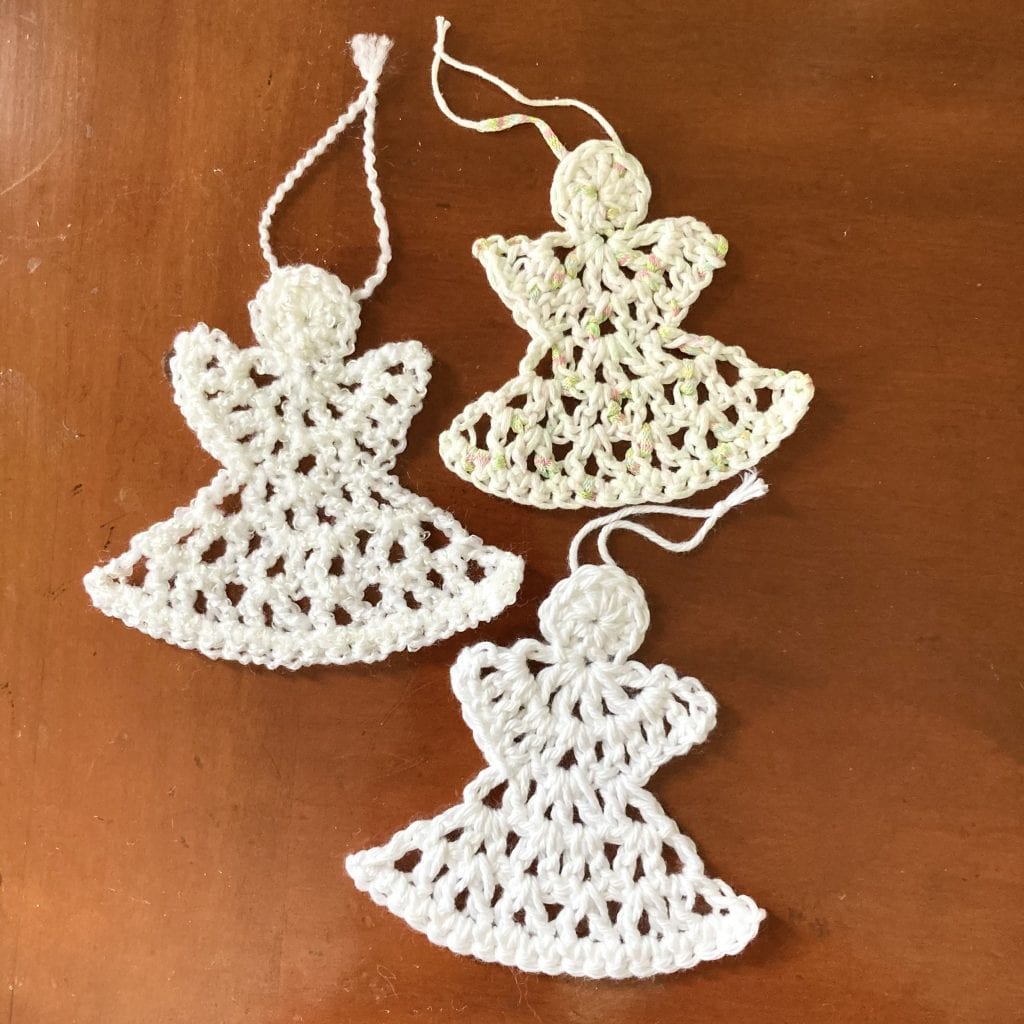 Crochet Angel Ornament Quick & Easy Gift  Simply Hooked by Janet