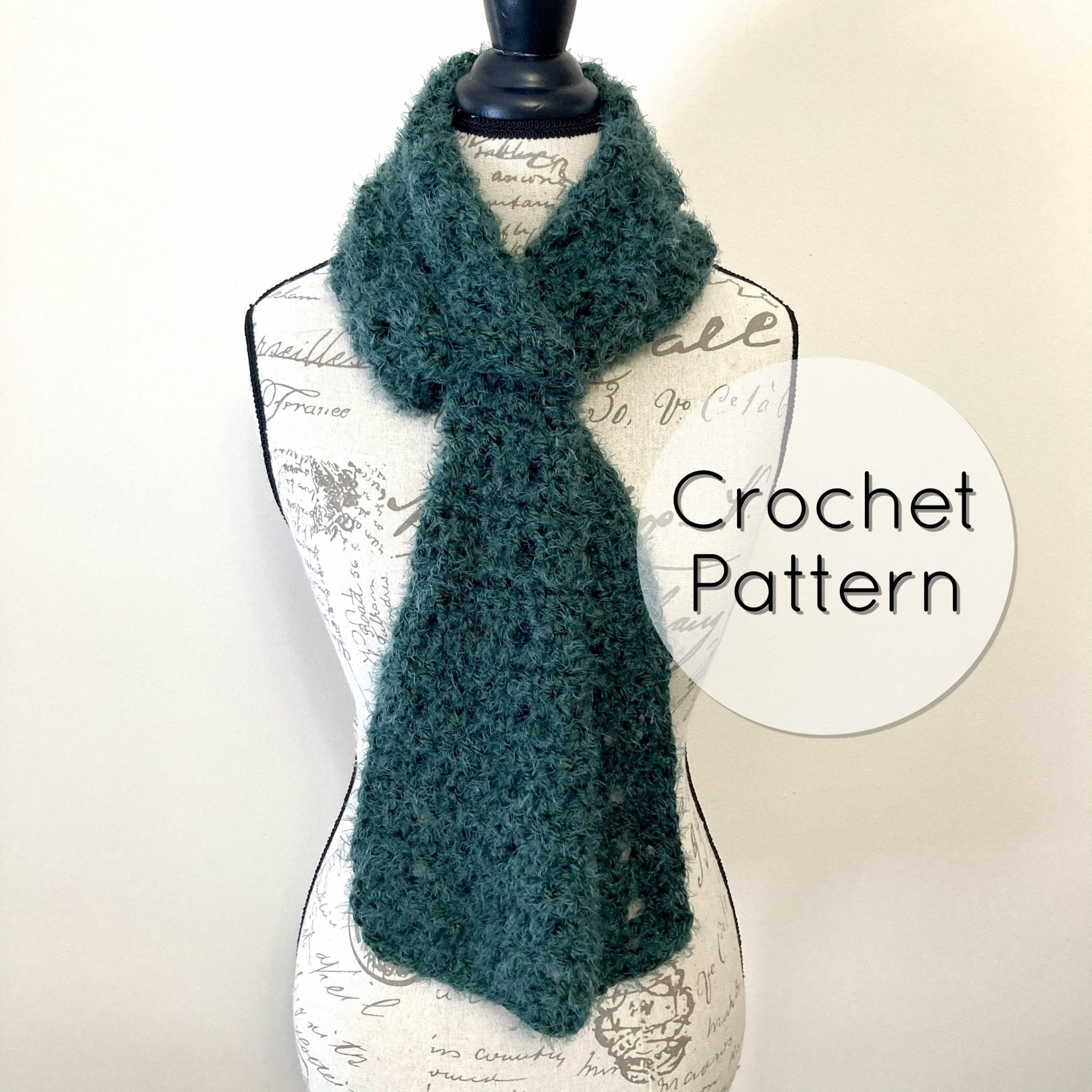 Enchanted Keyhole Scarf: Crochet Pattern - Simply Hooked by Janet