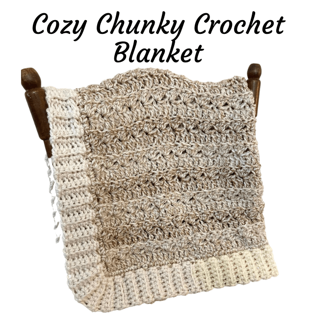easy chunky crochet blanket