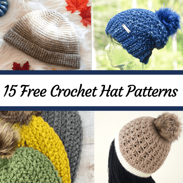 15 Free Hat Patterns That Use Bulky Weight Yarn - Simply Hooked by Janet