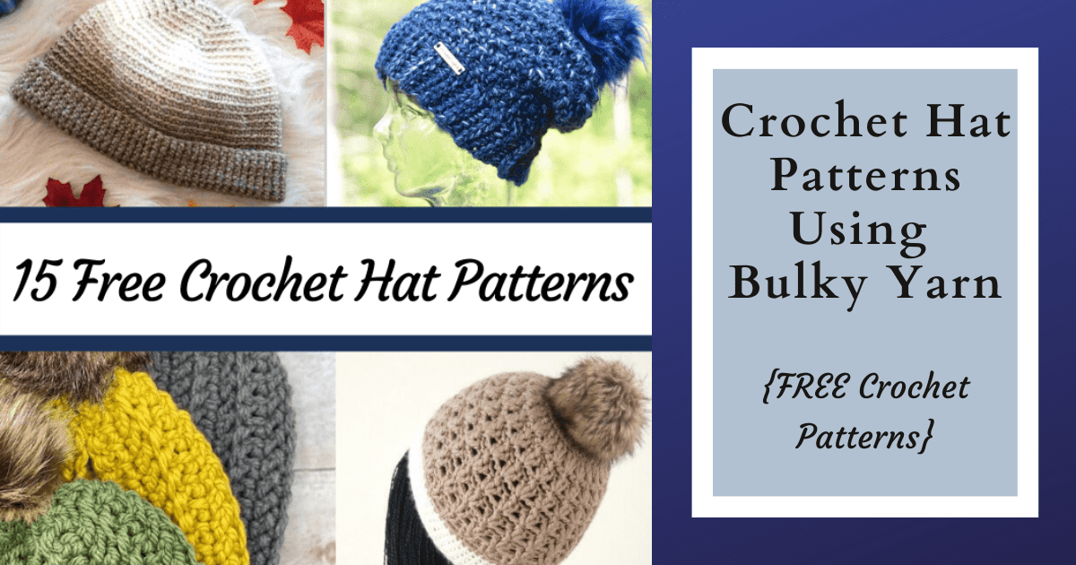 6 Easy Crochet Hat Patterns for Beginners - Easy Crochet Patterns