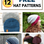 pin image worsted weight crochet hats