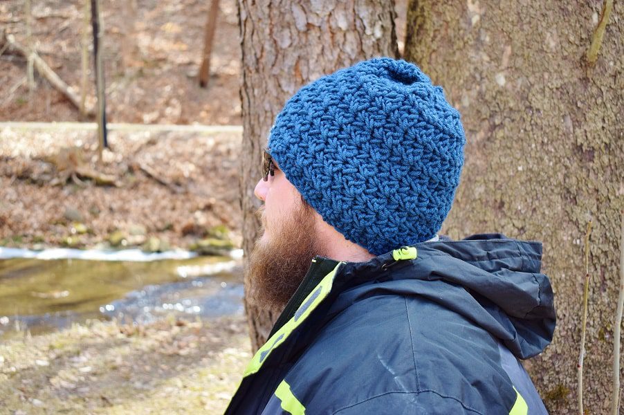 chunky crochet mens hat