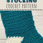 crochet christmas stocking pattern