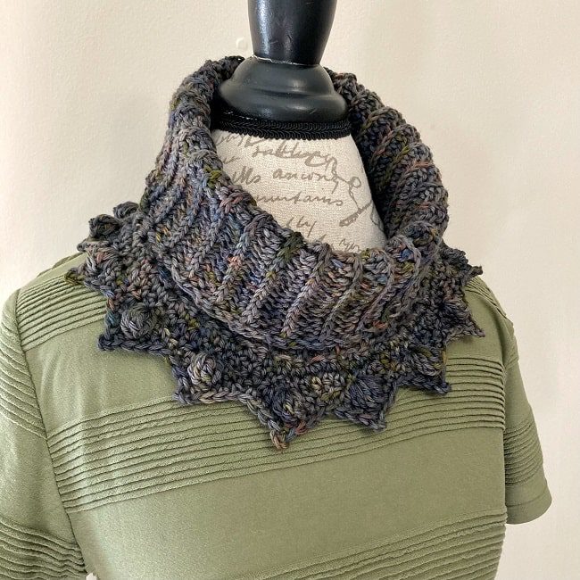 crochet one skein cowl