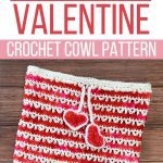 crochet valentine cowl