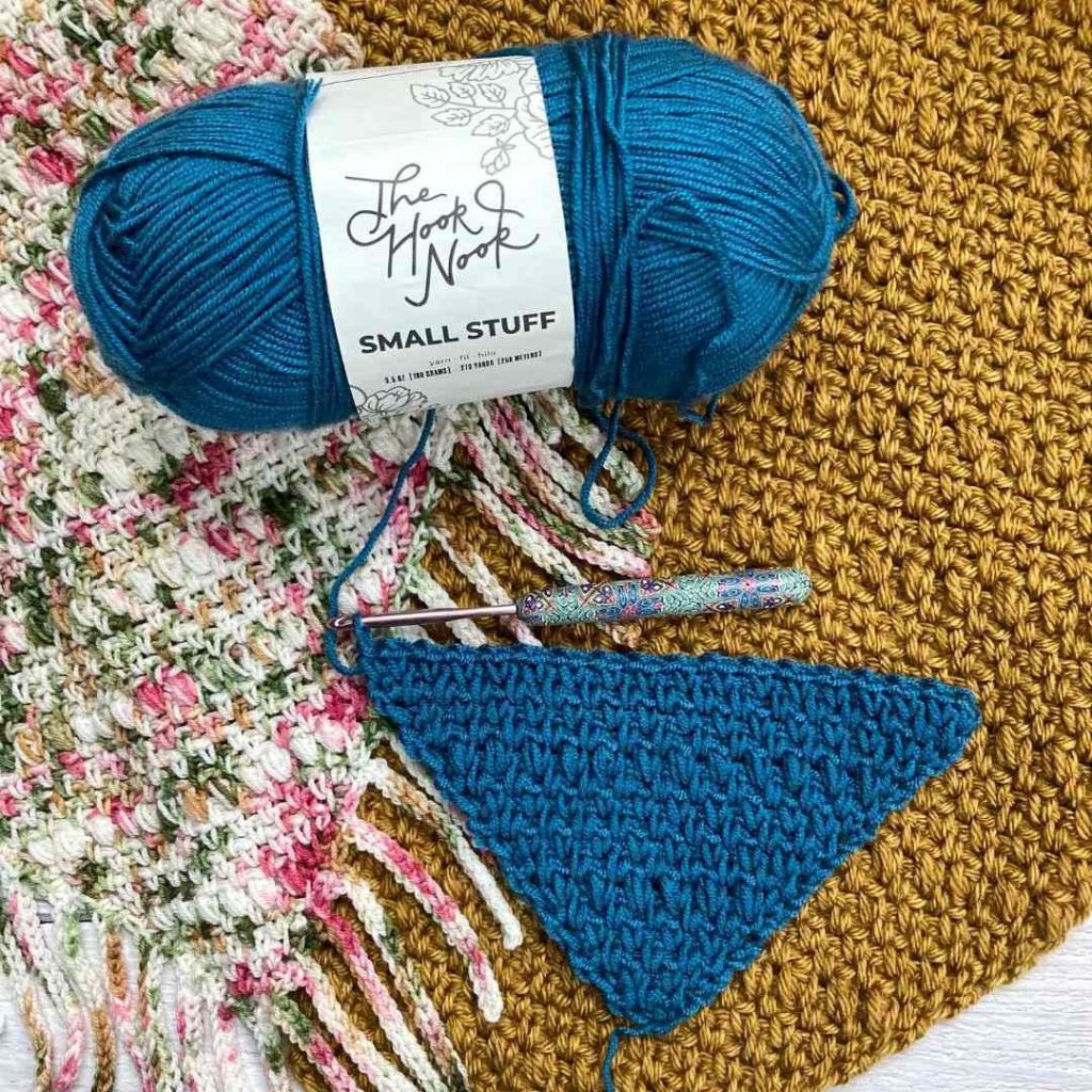 crochet moss stitch pattern