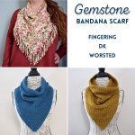Gemstone Bandana Scarf Pattern