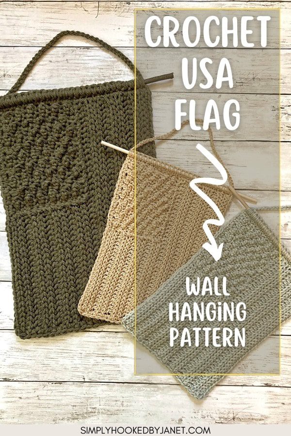 free crochet usa flag pattern
