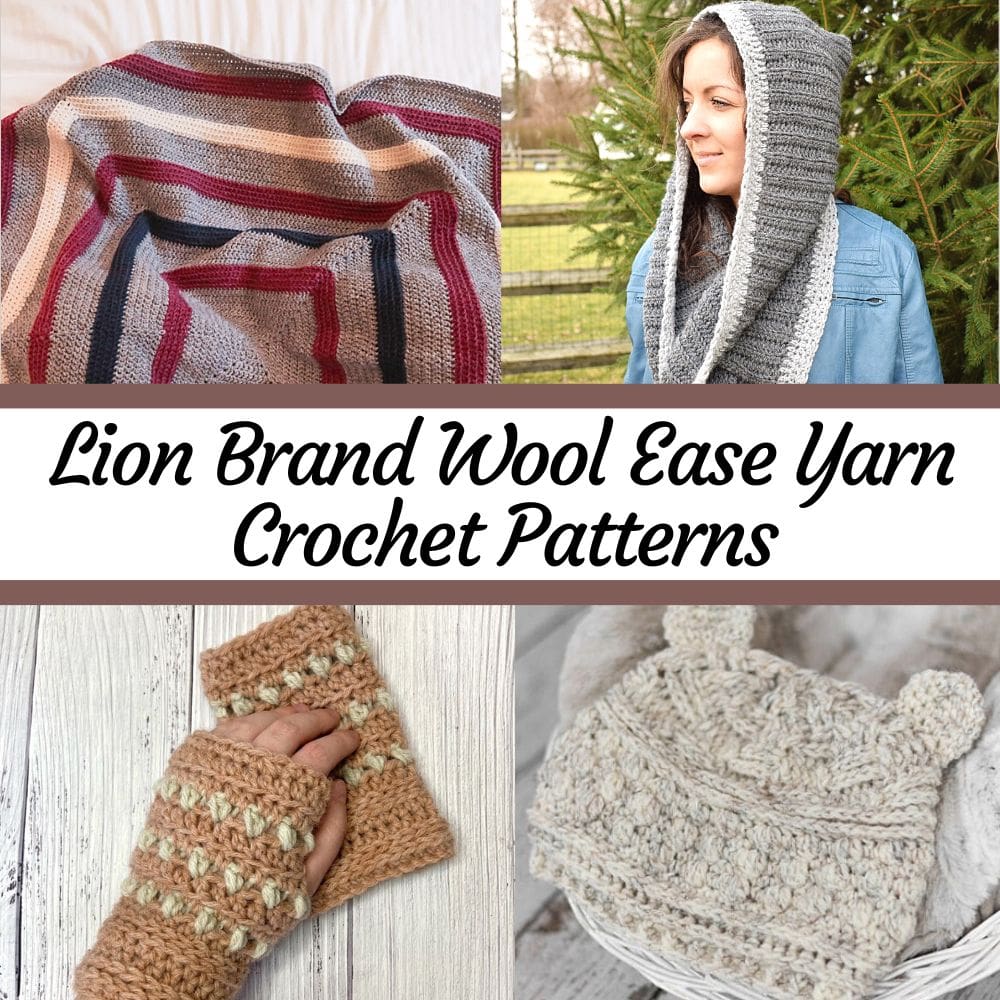 15+ Crochet Patterns that use Lion Brand Wool Ease Yarn - Simply Hooked by  Janet