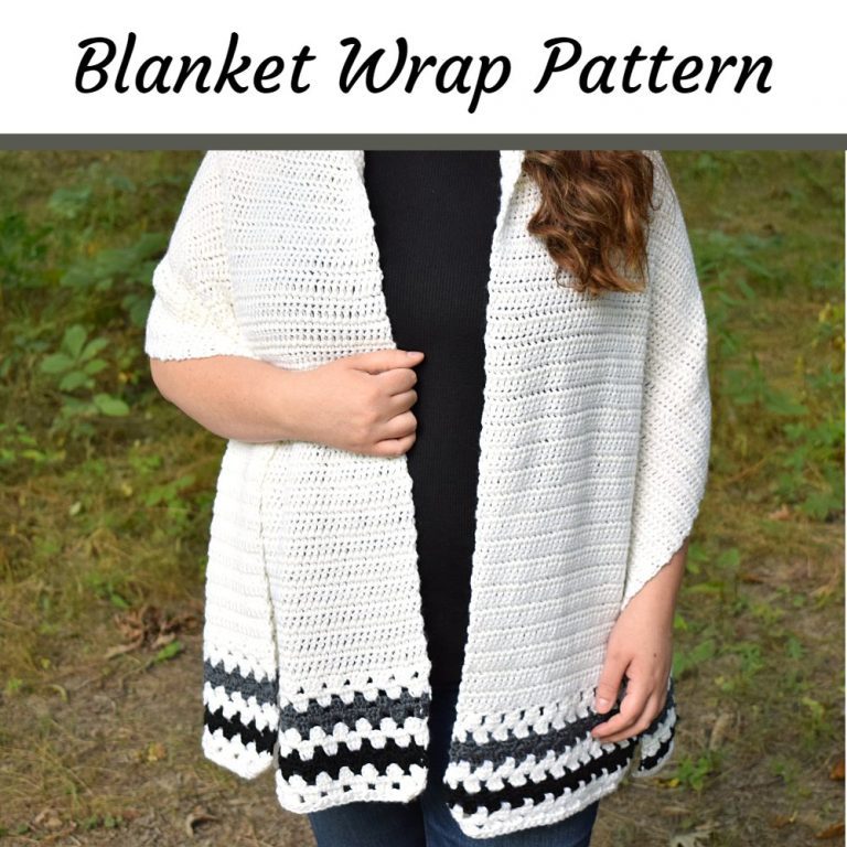 Easy Crochet Blanket Wrap Pattern For Layering Simply Hooked by