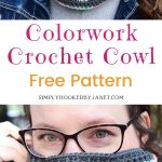 crochet colorwork cowl pattern