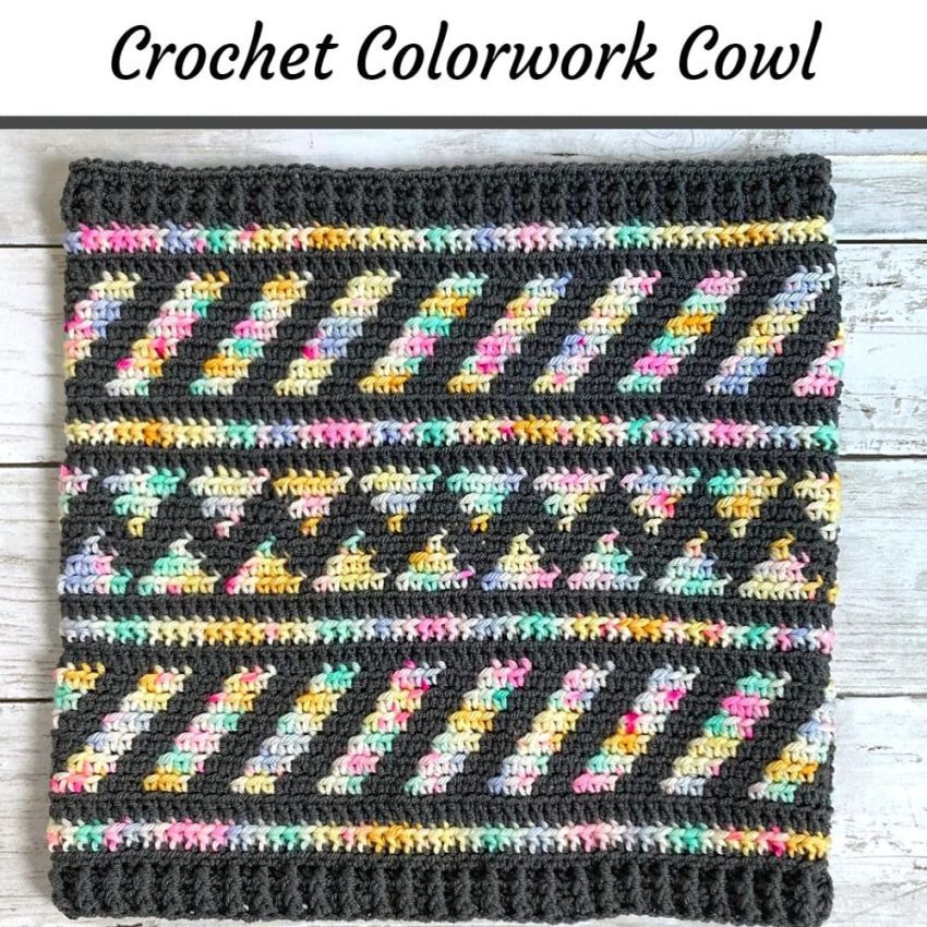 tapestry crochet cowl pattern