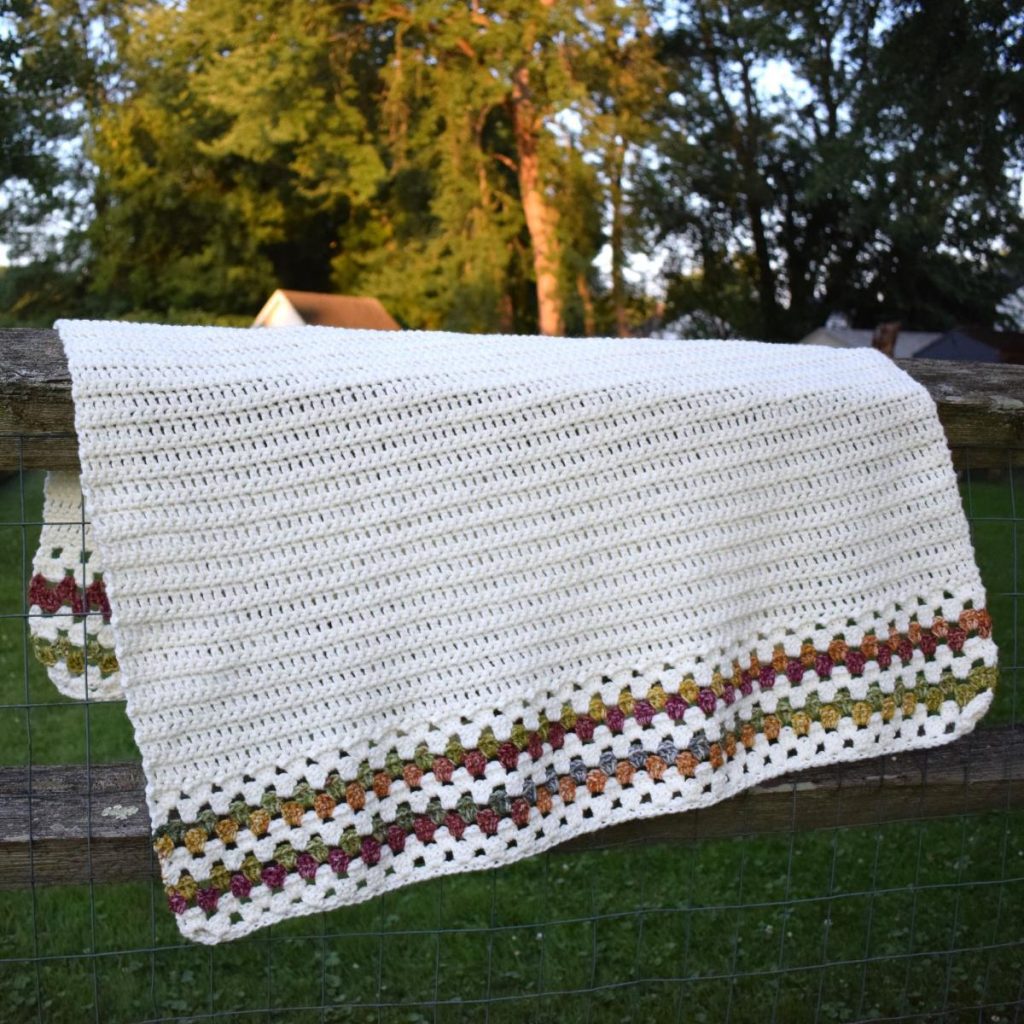 crochet granny stitch baby blanket pattern