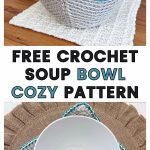 crochet soup bowl cozy pattern