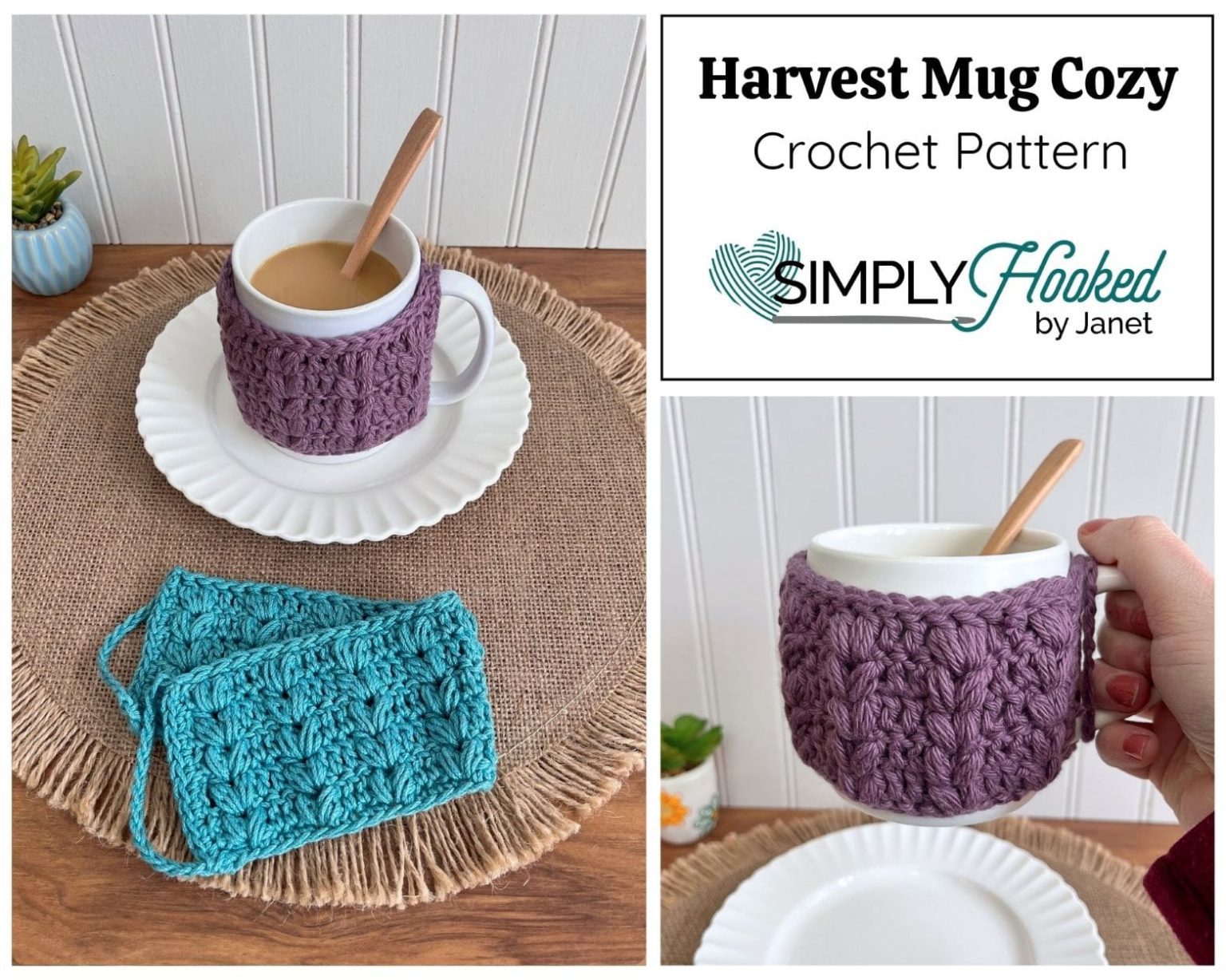 Crochet your Own Coffee Mug Cozy with this Quick Pattern Simply
